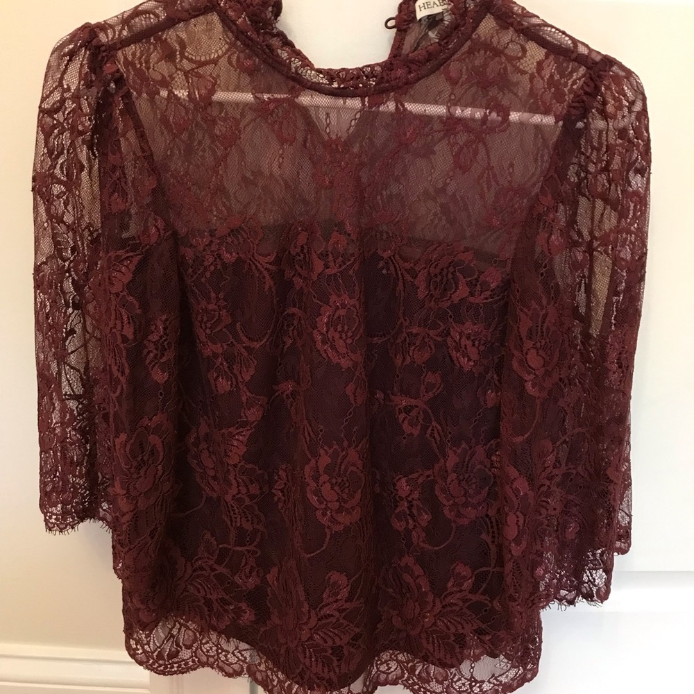 Heartloom beautiful lace blouse. Never worn.